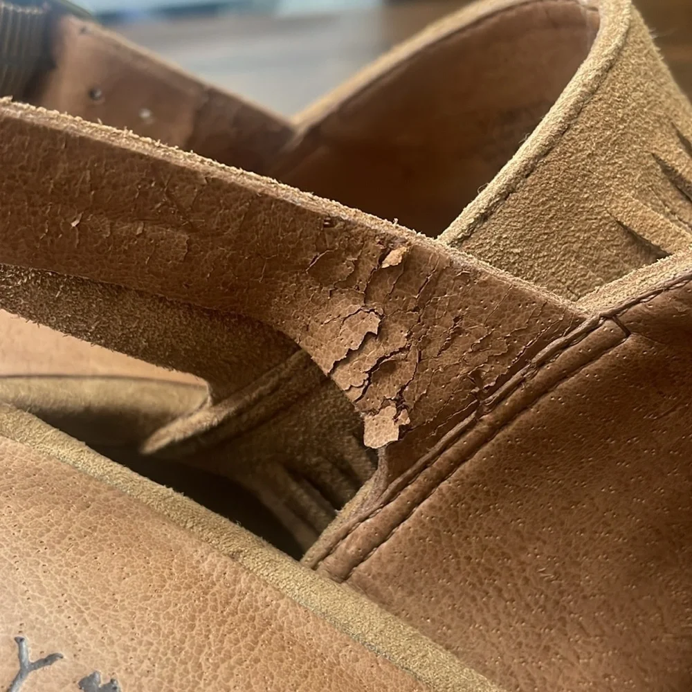 LUCKY BRAND Jeena Fringe Suede Wedges - Picture 15 of 16